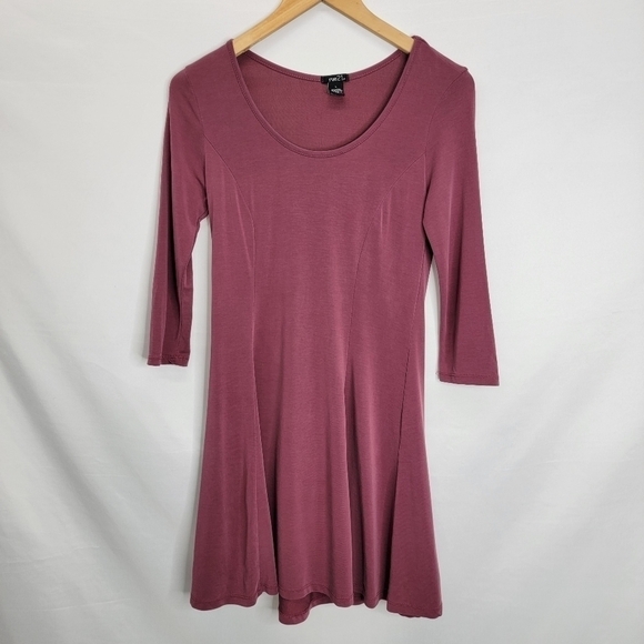 𝅺RUE 21 Long Sleeve Scoop Neck Midi Dress Size Large - Picture 4 of 11